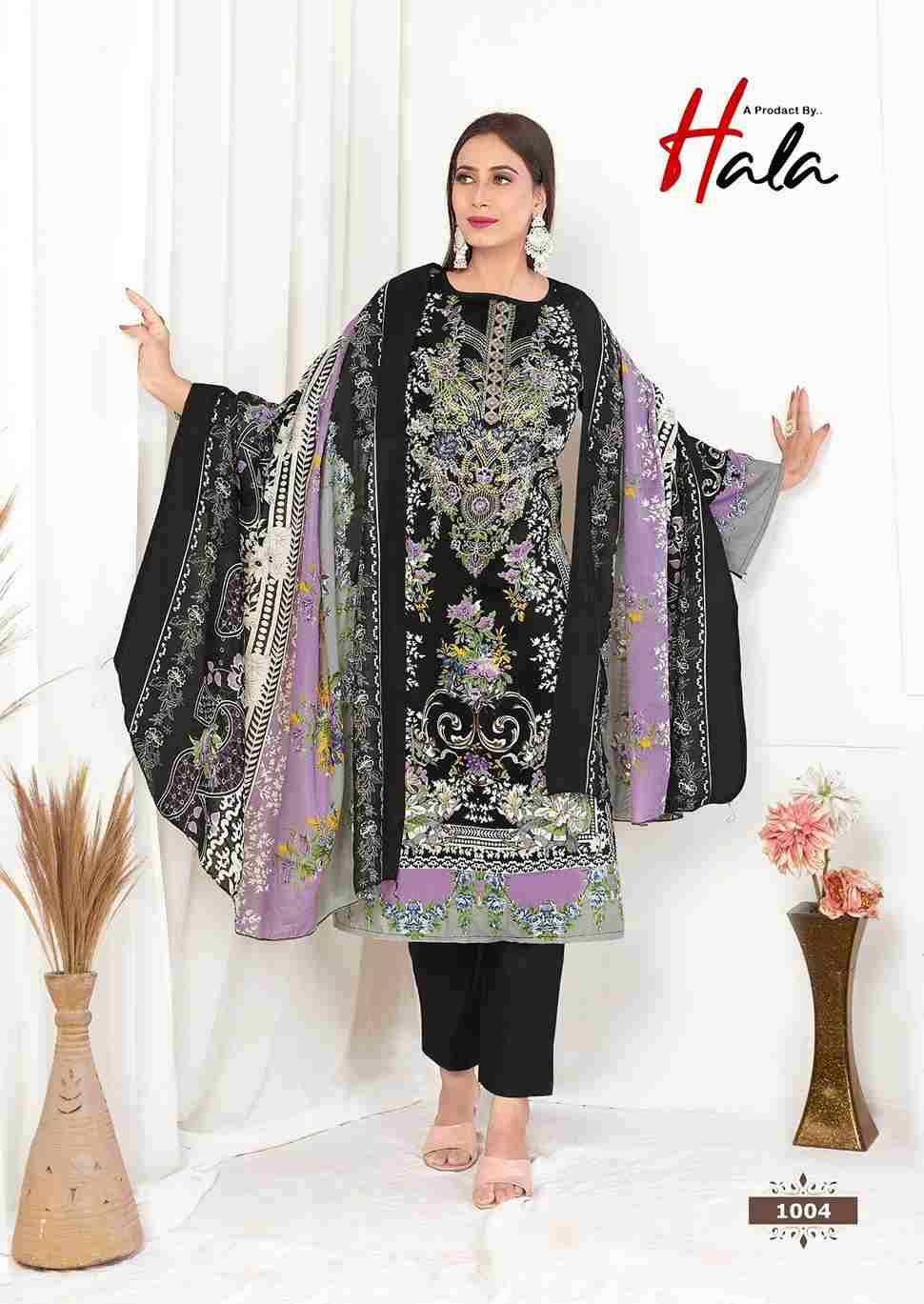 Aayat Vol-1 By Hala 1001 To 1008 Series Beautiful Festive Suits Stylish Fancy Colorful Casual Wear & Ethnic Wear Soft Cotton Digital Print Dresses At Wholesale Price