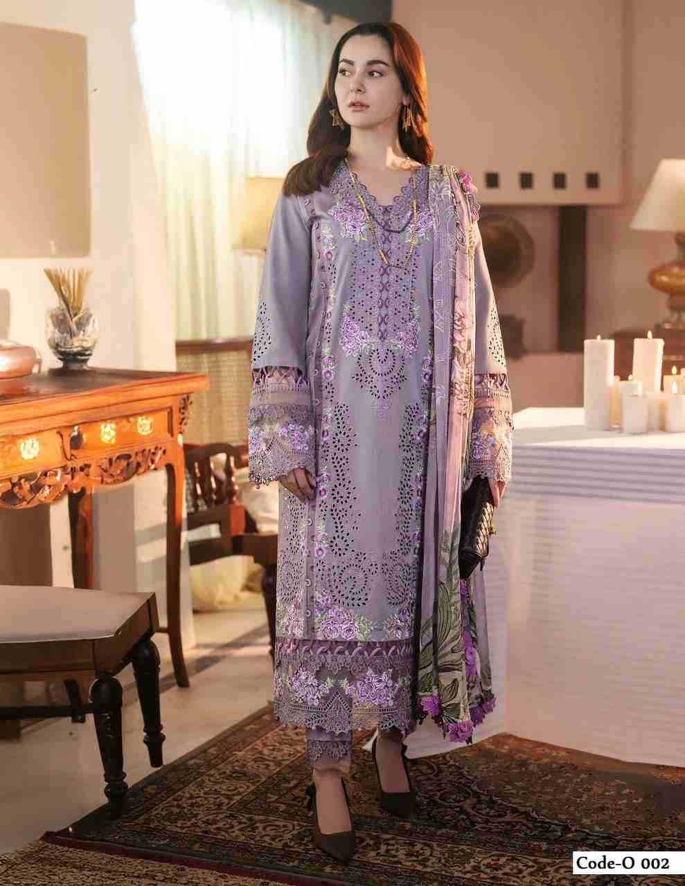 Ombre Intezar By Jade 001 To 006 Series Beautiful Festive Suits Stylish Fancy Colorful Casual Wear & Ethnic Wear Pure Cotton Print Dresses At Wholesale Price