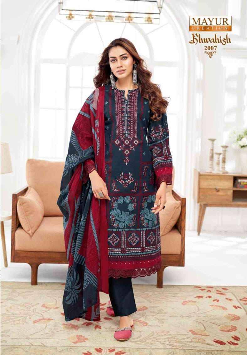 Khwahish Vol-2 By Mayur Creation 2001 To 2008 Series Beautiful Festive Suits Stylish Fancy Colorful Casual Wear & Ethnic Wear Lawn Cotton Print Dresses At Wholesale Price