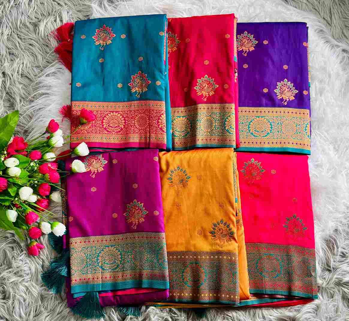 Vv-13 By Fashid Wholesale 01 To 06 Series Indian Traditional Wear Collection Beautiful Stylish Fancy Colorful Party Wear & Occasional Wear Banarasi Silk Sarees At Wholesale Price