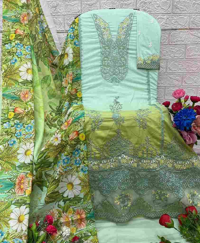Saniya Trendz Hit Design 7137 By Saniya Trendz Beautiful Pakistani Suits Colorful Stylish Fancy Casual Wear & Ethnic Wear Pure Cotton Embroidered Dresses At Wholesale Price