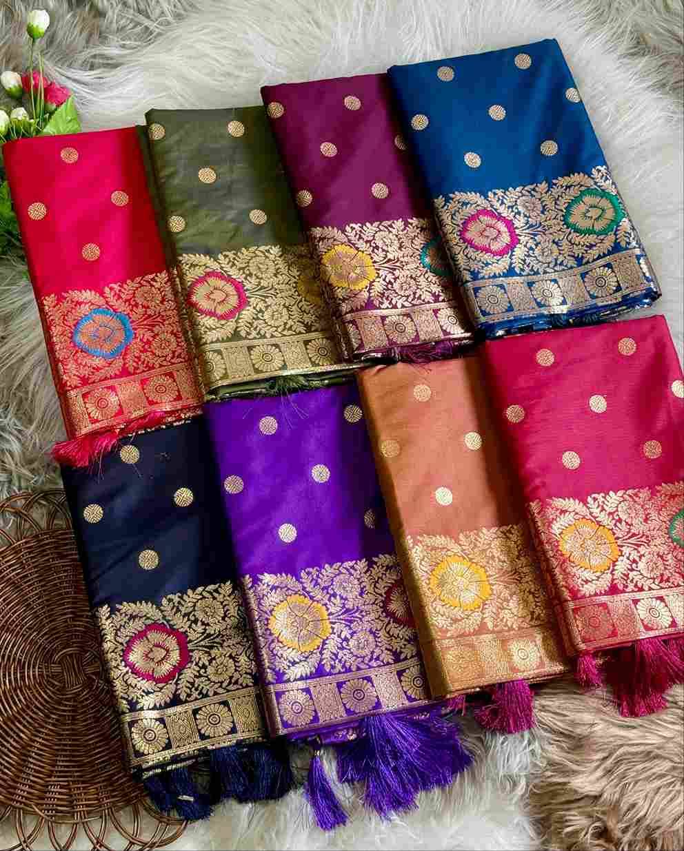 Vv-20 By Fashid Wholesale 01 To 08 Series Indian Traditional Wear Collection Beautiful Stylish Fancy Colorful Party Wear & Occasional Wear Banarasi Katan Silk Sarees At Wholesale Price