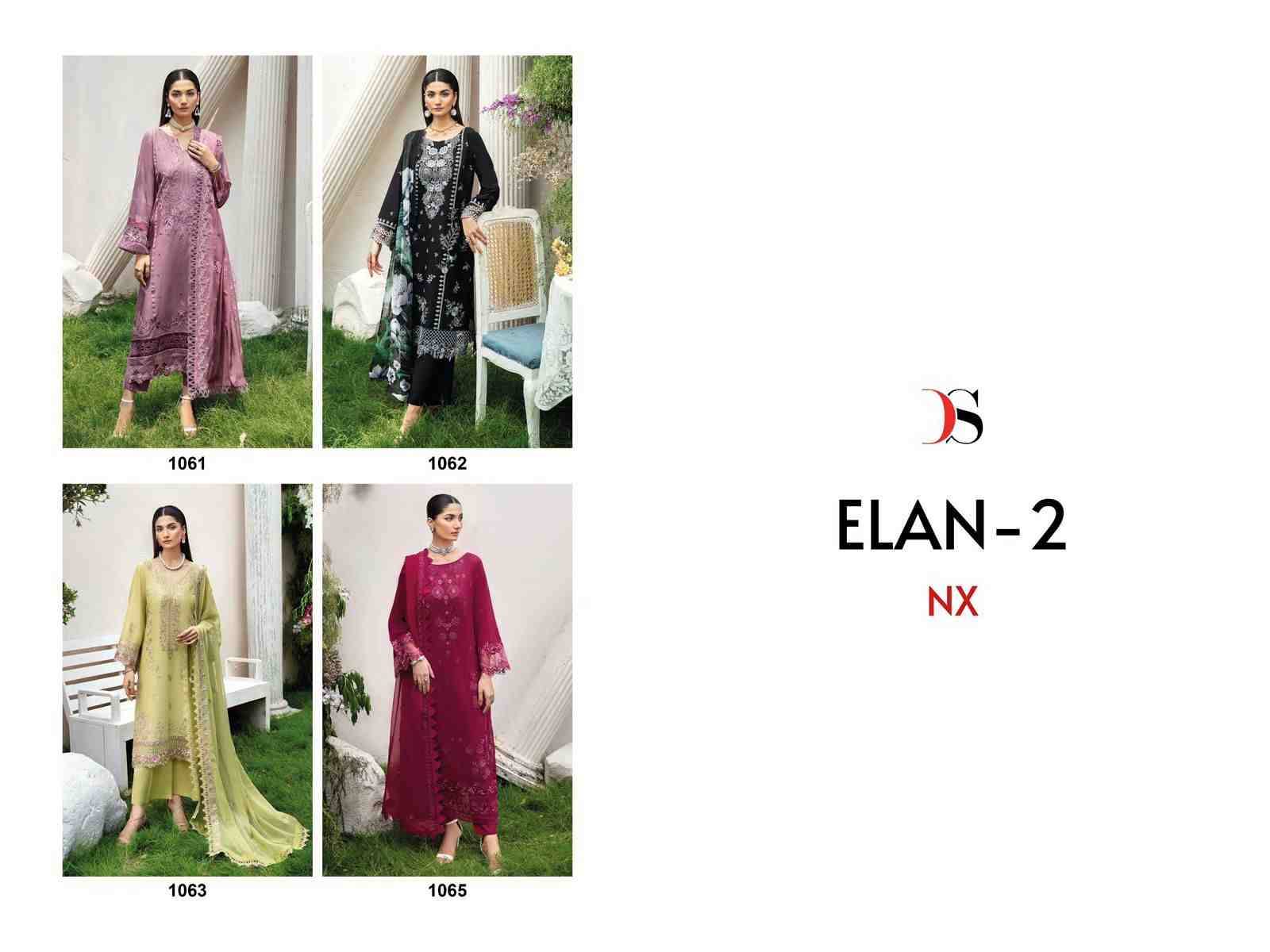 Elan Vol-2 Nx By Deepsy Suits Designer Pakistani Suits Beautiful Stylish Fancy Colorful Party Wear & Occasional Wear Pure Cotton Embroidered Dresses At Wholesale Price