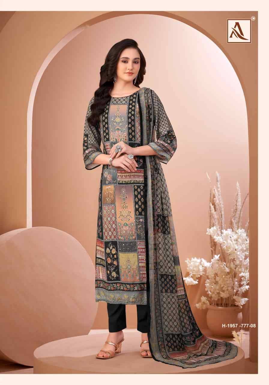 Black Mirror By Alok Suit 1957-777-01 To 1957-777-08 Series Beautiful Festive Suits Colorful Stylish Fancy Casual Wear & Ethnic Wear Pure Viscose Muslin Dresses At Wholesale Price
