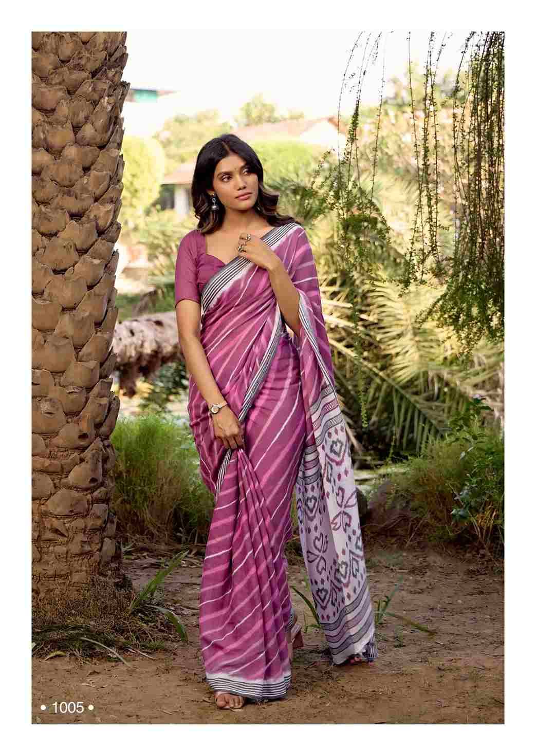 Darshana By Sr 1001 To 1010 Series Indian Traditional Wear Collection Beautiful Stylish Fancy Colorful Party Wear & Occasional Wear Pure Linen Sarees At Wholesale Price