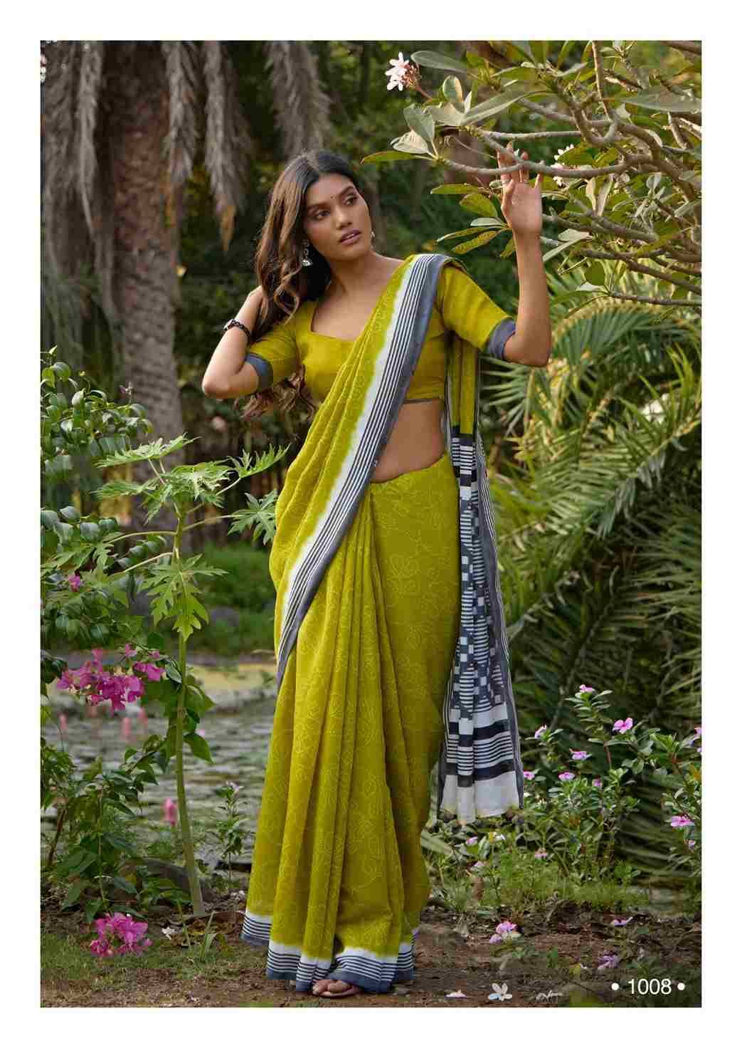 Darshana By Sr 1001 To 1010 Series Indian Traditional Wear Collection Beautiful Stylish Fancy Colorful Party Wear & Occasional Wear Pure Linen Sarees At Wholesale Price