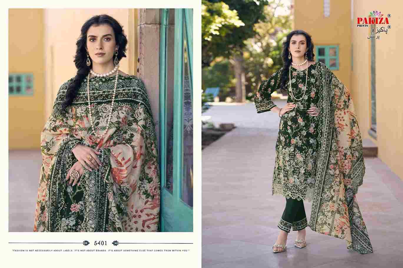 Fiza Vol-54 By Pakiza Prints 5401 To 5410 Series Beautiful Festive Suits Stylish Fancy Colorful Party Wear & Occasional Wear Lawn Cotton Dresses At Wholesale Price