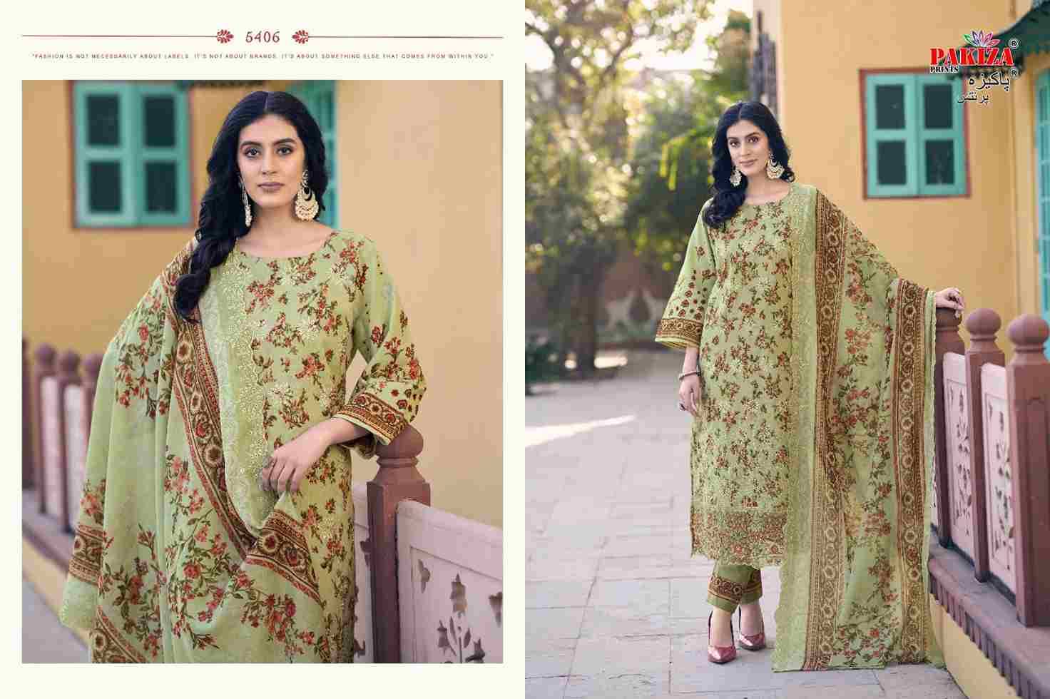 Fiza Vol-54 By Pakiza Prints 5401 To 5410 Series Beautiful Festive Suits Stylish Fancy Colorful Party Wear & Occasional Wear Lawn Cotton Dresses At Wholesale Price