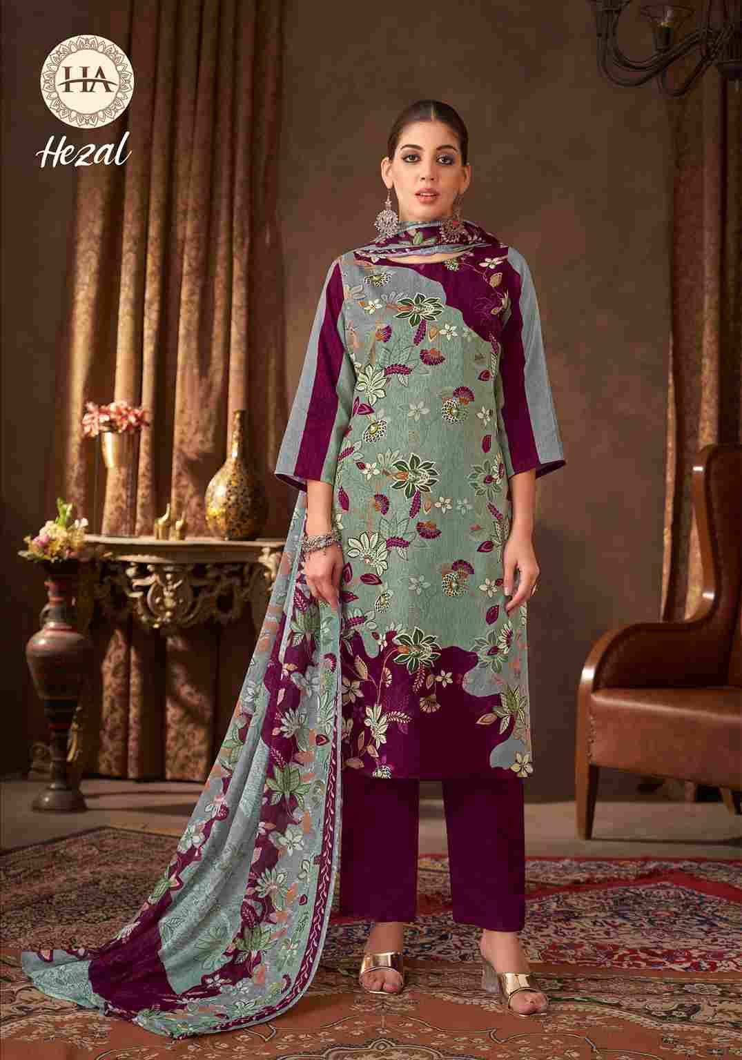 Hezal By Harshit Fashion Hub 1909-001 To 1909-006 Series Beautiful Festive Suits Stylish Fancy Colorful Casual Wear & Ethnic Wear Pure Viscose Rayon Dresses At Wholesale Price