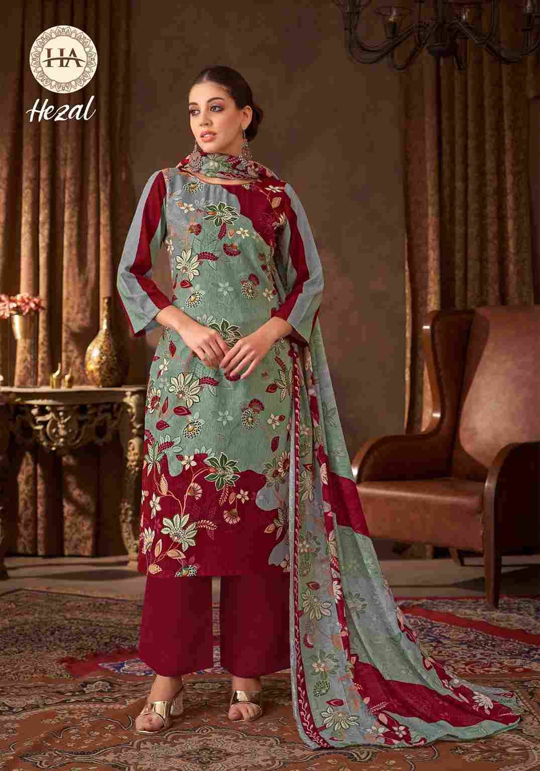 Hezal By Harshit Fashion Hub 1909-001 To 1909-006 Series Beautiful Festive Suits Stylish Fancy Colorful Casual Wear & Ethnic Wear Pure Viscose Rayon Dresses At Wholesale Price