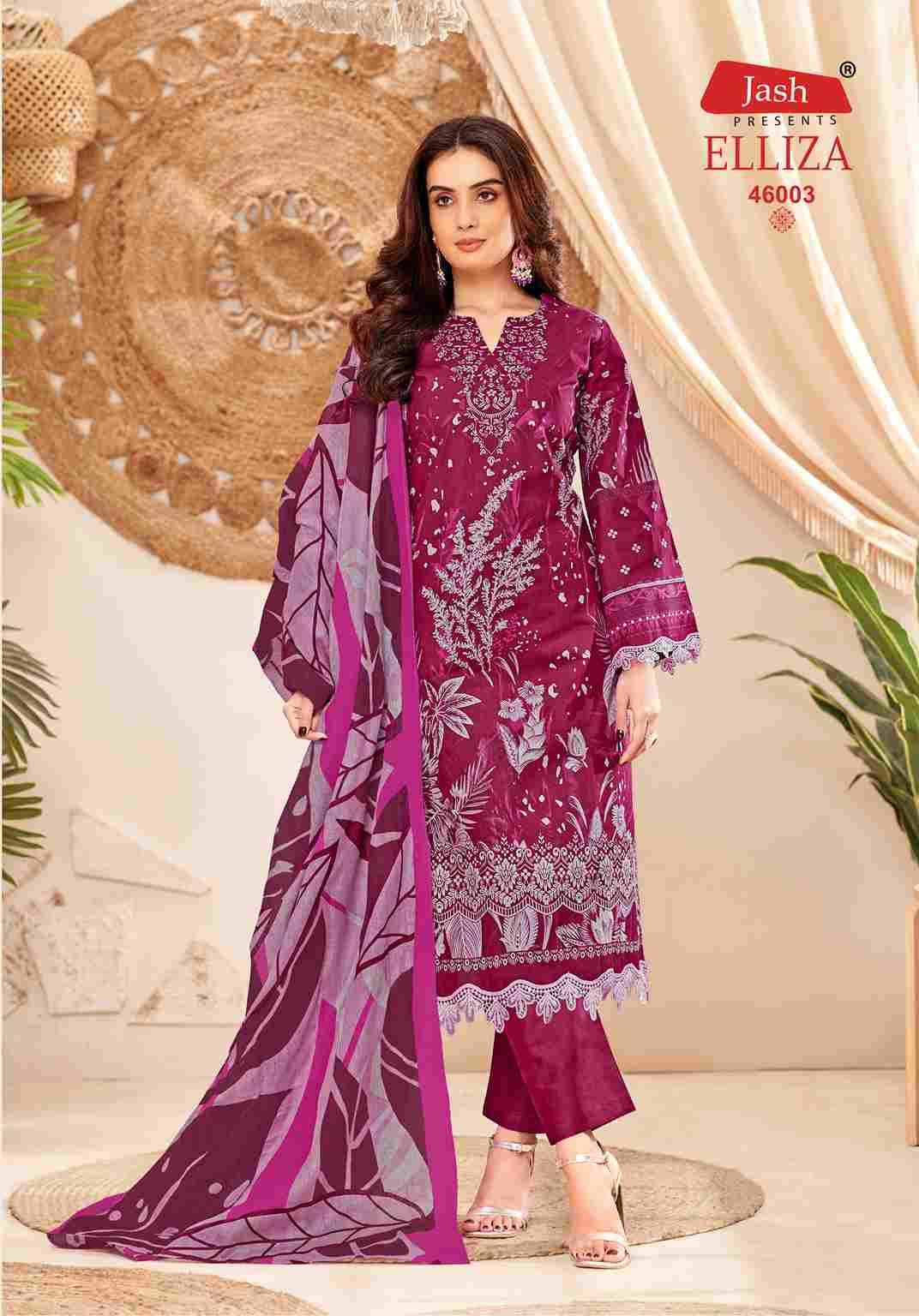 Elliza Vol-46 By Jash 46001 To 46010 Series Beautiful Festive Suits Stylish Fancy Colorful Casual Wear & Ethnic Wear Pure Cotton Print Dresses At Wholesale Price