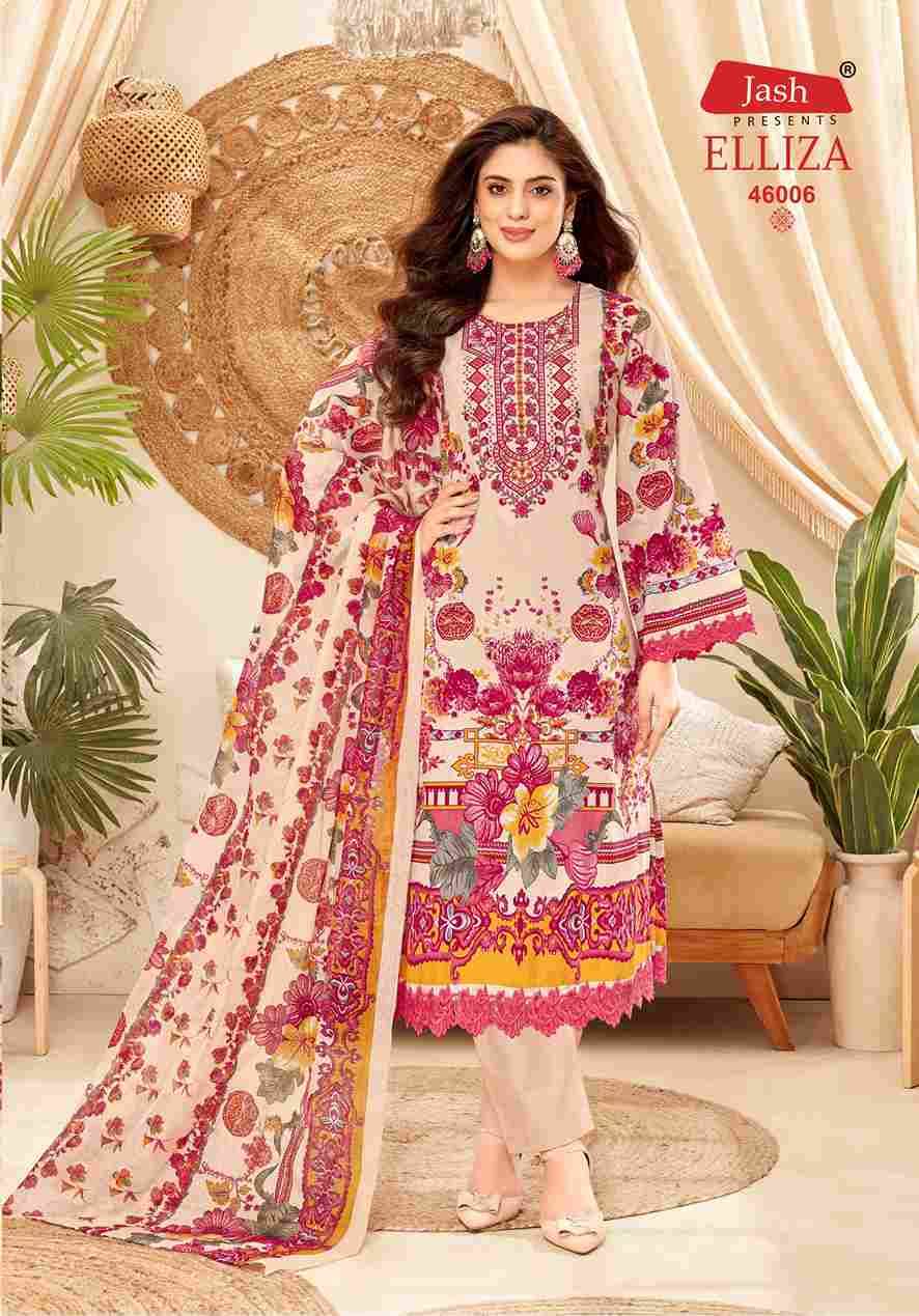 Elliza Vol-46 By Jash 46001 To 46010 Series Beautiful Festive Suits Stylish Fancy Colorful Casual Wear & Ethnic Wear Pure Cotton Print Dresses At Wholesale Price