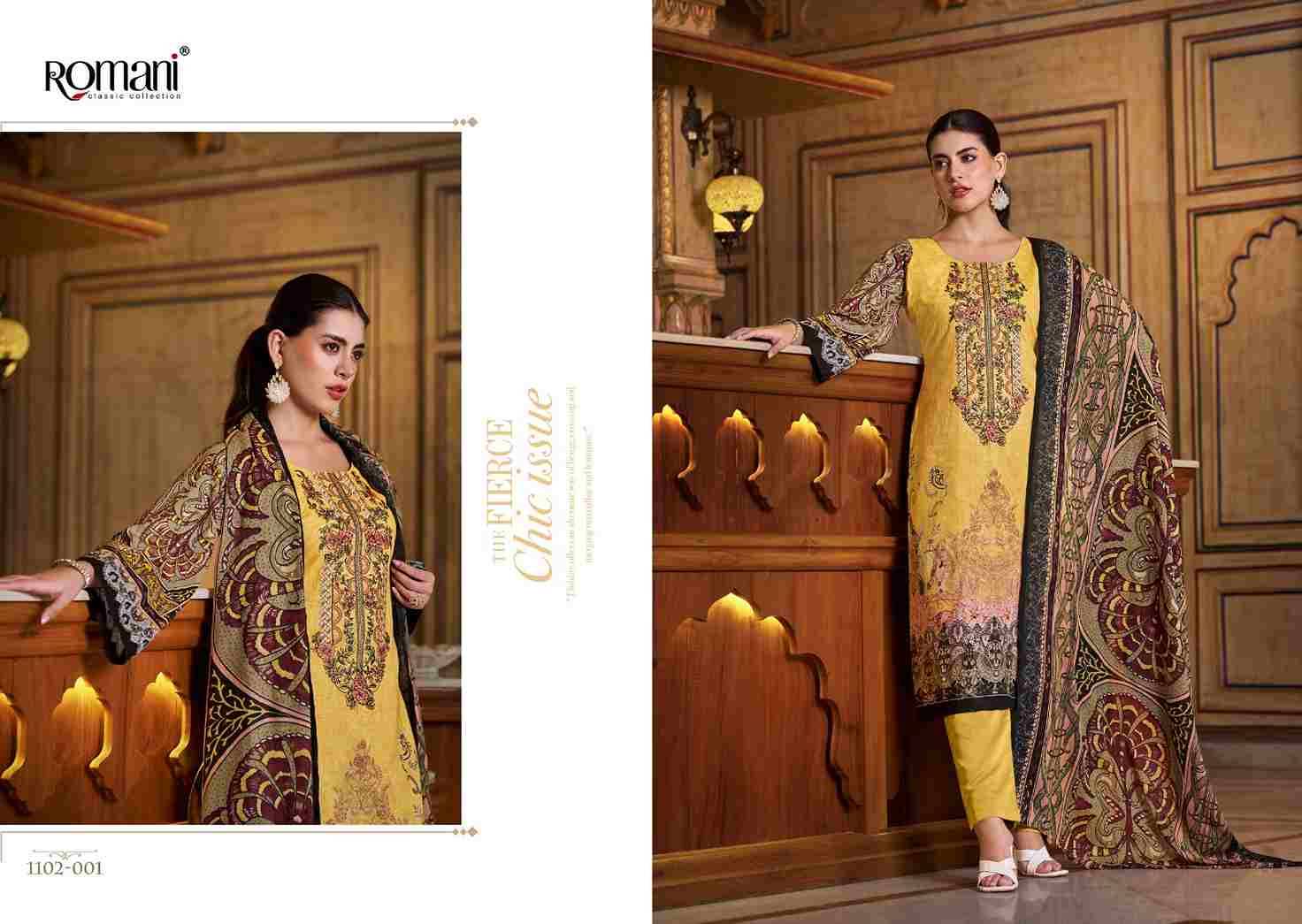 Aarzu Vol-18 By Romani 1102-001 To 1102-008 Series Beautiful Festive Suits Stylish Fancy Colorful Casual Wear & Ethnic Wear Soft Cotton Print Dresses At Wholesale Price