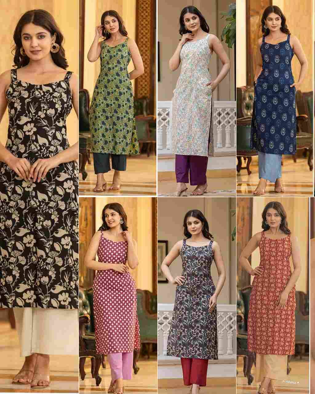 Blush Vol-3 By Kaamiri 01 To 07 Series Designer Stylish Fancy Colorful Beautiful Party Wear & Ethnic Wear Collection Cotton Printed Kurtis At Wholesale Price