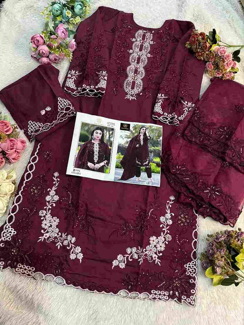 Ziaaz Designs Hit Design 928 Colours By Ziaaz Designs 928-A To 928-D Series Beautiful Pakistani Suits Colorful Stylish Fancy Casual Wear & Ethnic Wear Cotton Embroidered Dresses At Wholesale Price