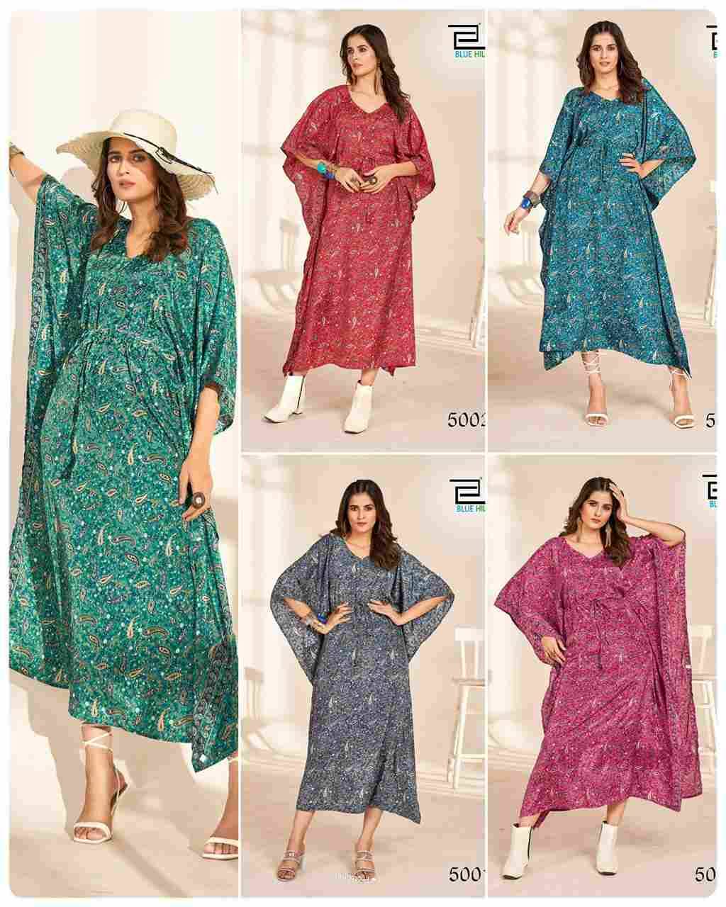 Kaftan Vol-2 By Kaamiri 01 To 05 Series Designer Stylish Fancy Colorful Beautiful Party Wear & Ethnic Wear Collection Heavy French Crepe Kaftan At Wholesale Price
