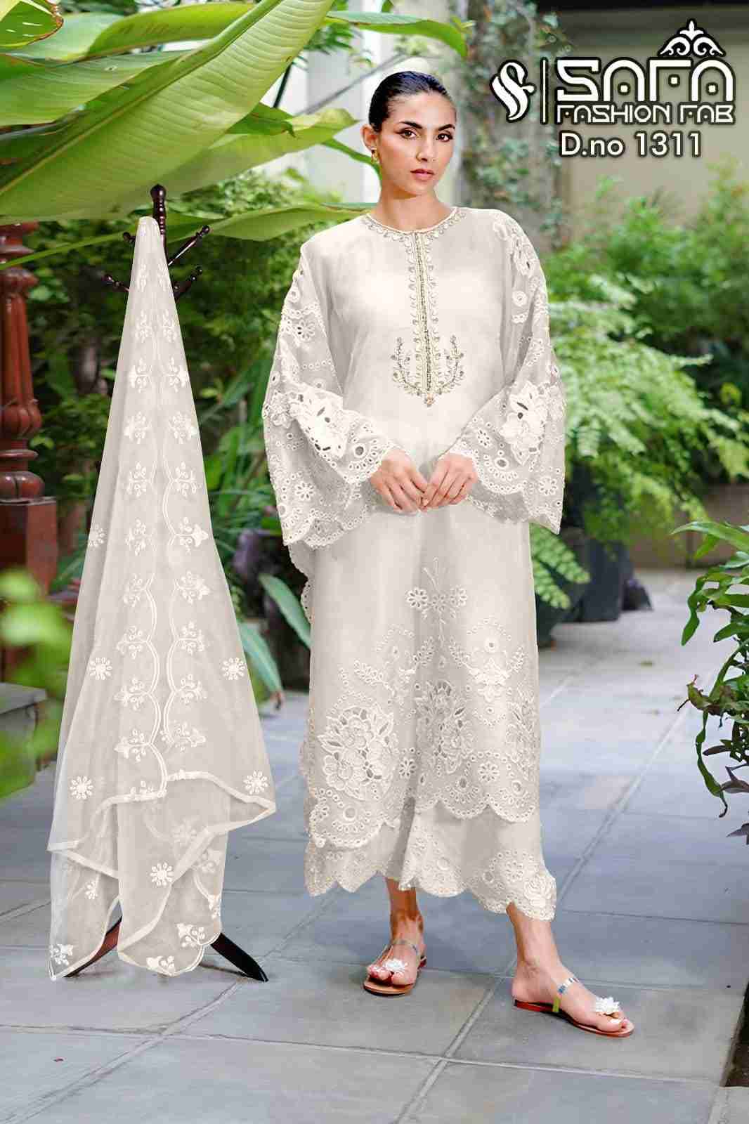 Safa 1311 Colours By Safa Fashion 1311-A To 1311-D Series Designer Stylish Fancy Colorful Beautiful Party Wear & Ethnic Wear Collection Heavy Georgette Dresses At Wholesale Price
