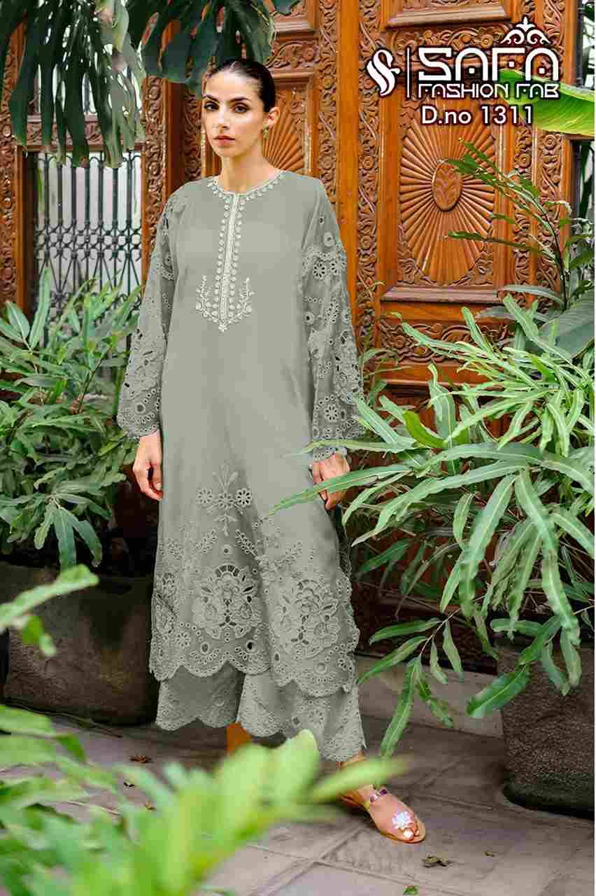 Safa 1311 Colours By Safa Fashion 1311-A To 1311-D Series Designer Stylish Fancy Colorful Beautiful Party Wear & Ethnic Wear Collection Heavy Georgette Dresses At Wholesale Price