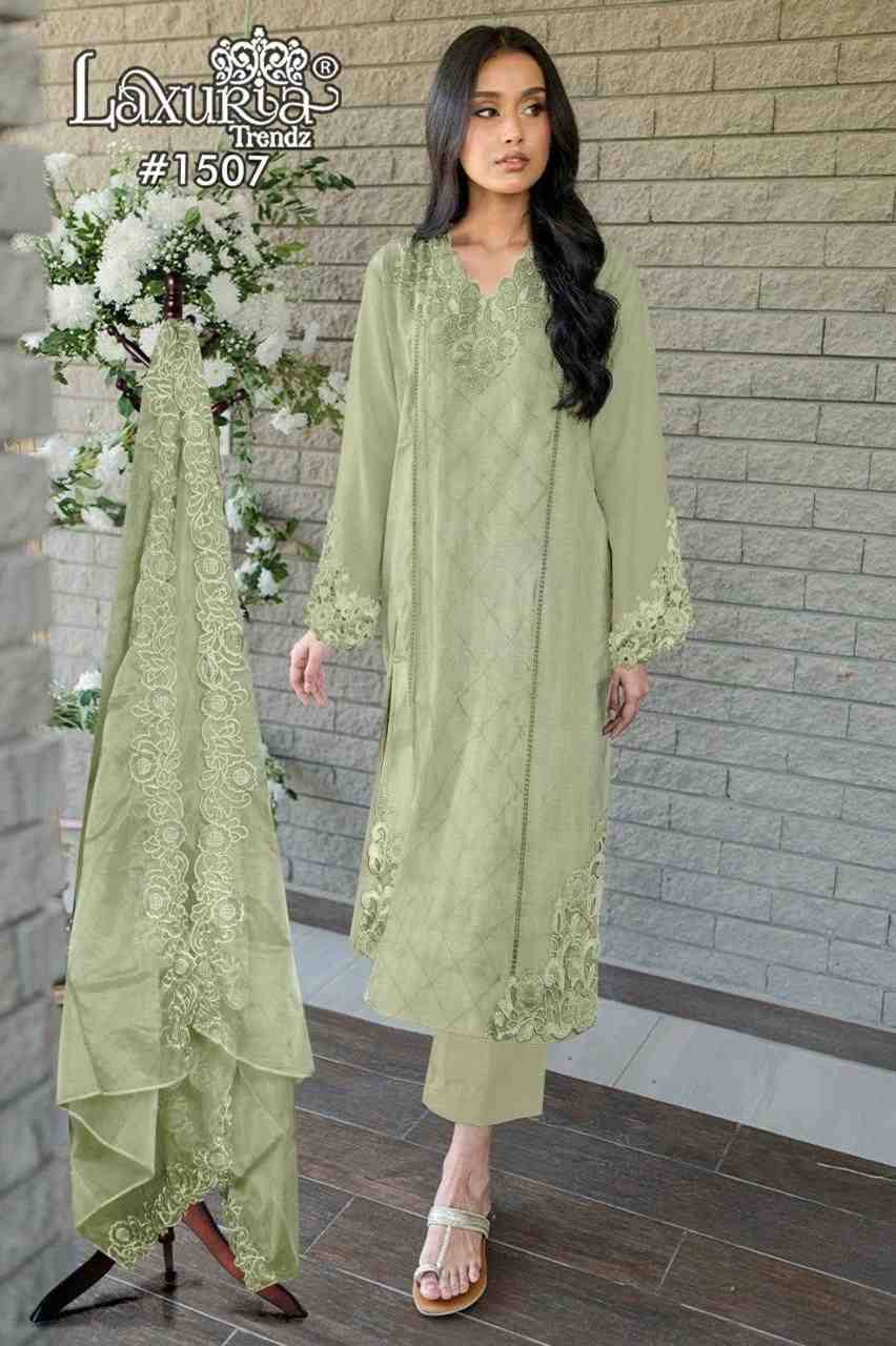 Luxuria Trendz 1507 Colours Vol-2 By Luxuria 1507-C To 1507-D Series Beautiful Pakistani Suits Colorful Stylish Fancy Casual Wear & Ethnic Wear Slub Dresses At Wholesale Price