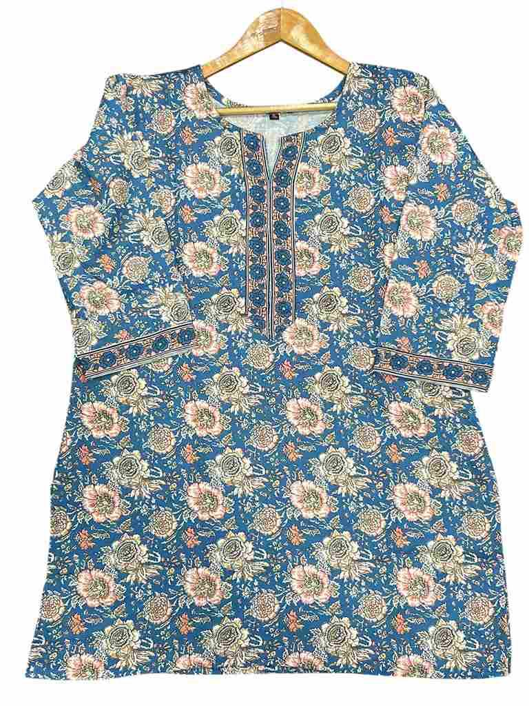 Blush Vol-5 By Kaamiri 01 To 06 Series Designer Stylish Fancy Colorful Beautiful Party Wear & Ethnic Wear Collection Cotton Printed Tops At Wholesale Price