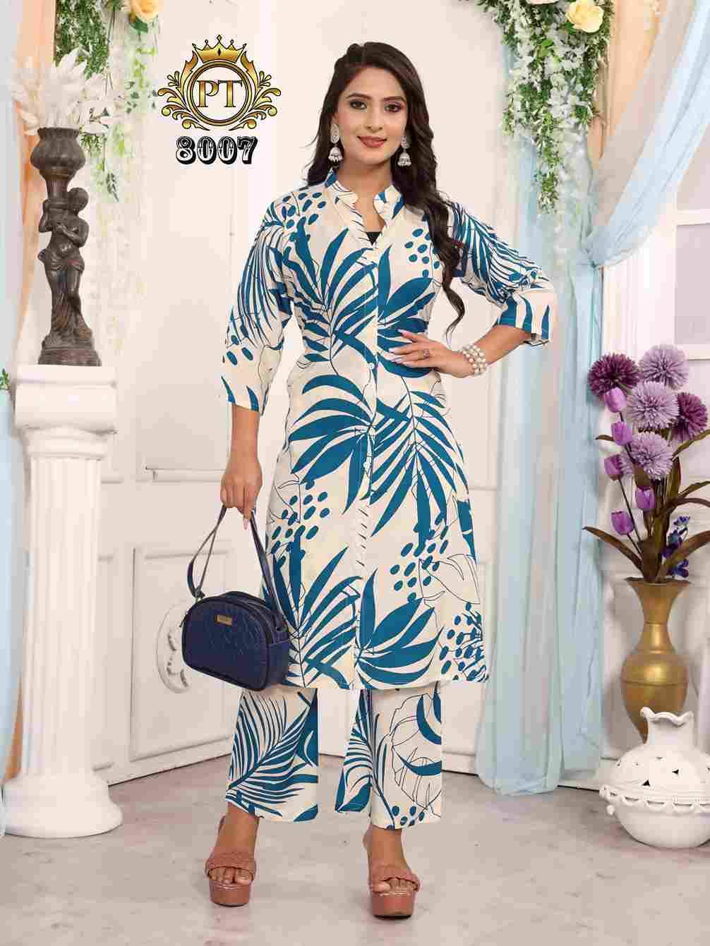 Dulhari Vol-7 By Padmavati Textiles 8001 To 8008 Series Designer Stylish Fancy Colorful Beautiful Party Wear & Ethnic Wear Collection Rayon Print Kurtis With Bottom At Wholesale Price