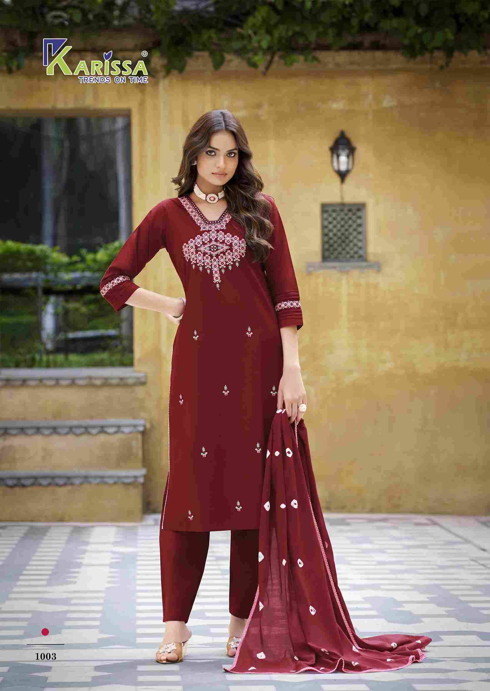 Hiya By Karissa 1001 To 1004 Series Beautiful Festive Suits Colorful Stylish Fancy Casual Wear & Ethnic Wear Pure Cotton Dresses At Wholesale Price