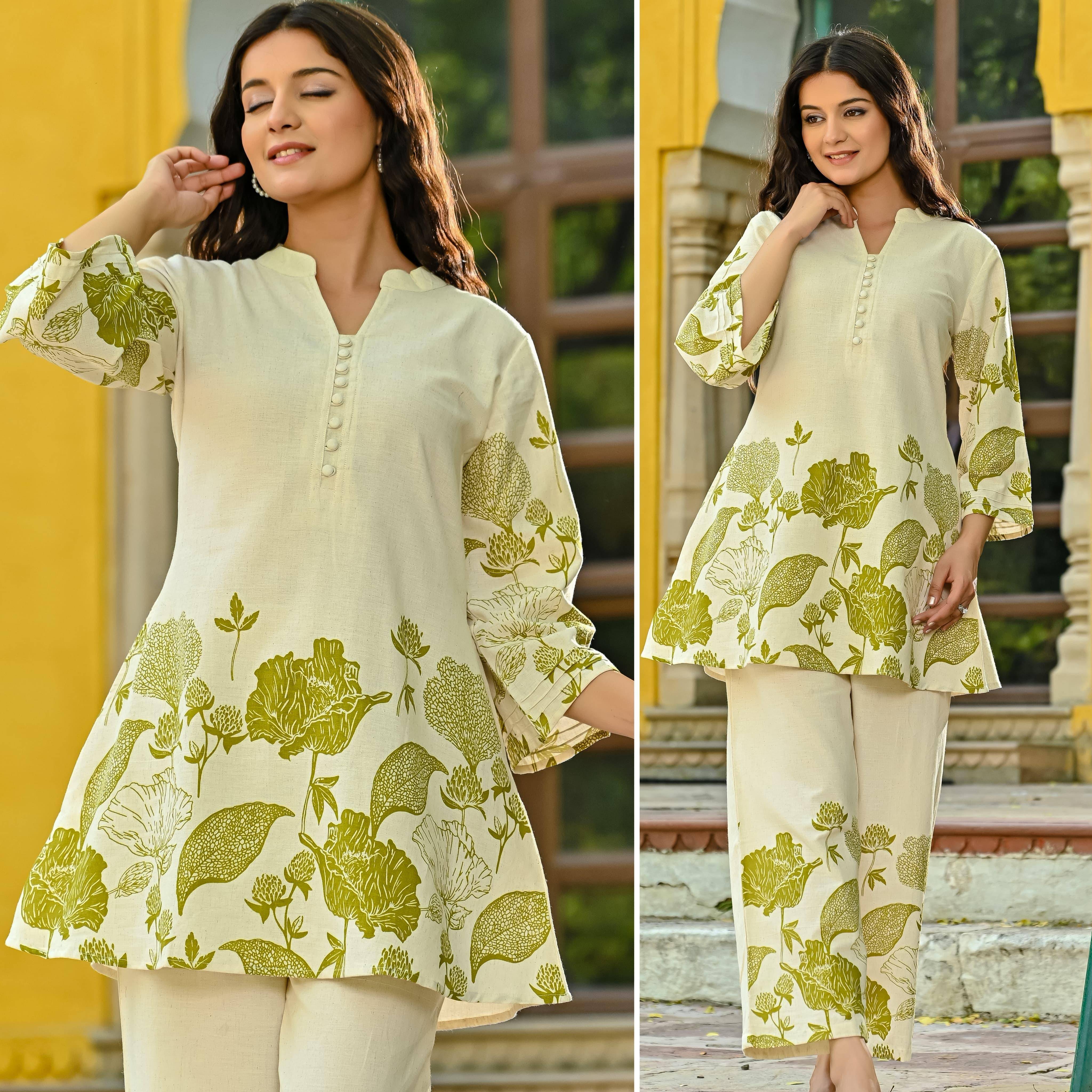 Saniya By Kaamiri 01 To 07 Series Designer Stylish Fancy Colorful Beautiful Party Wear & Ethnic Wear Collection Cotton Print Co-Ord At Wholesale Price