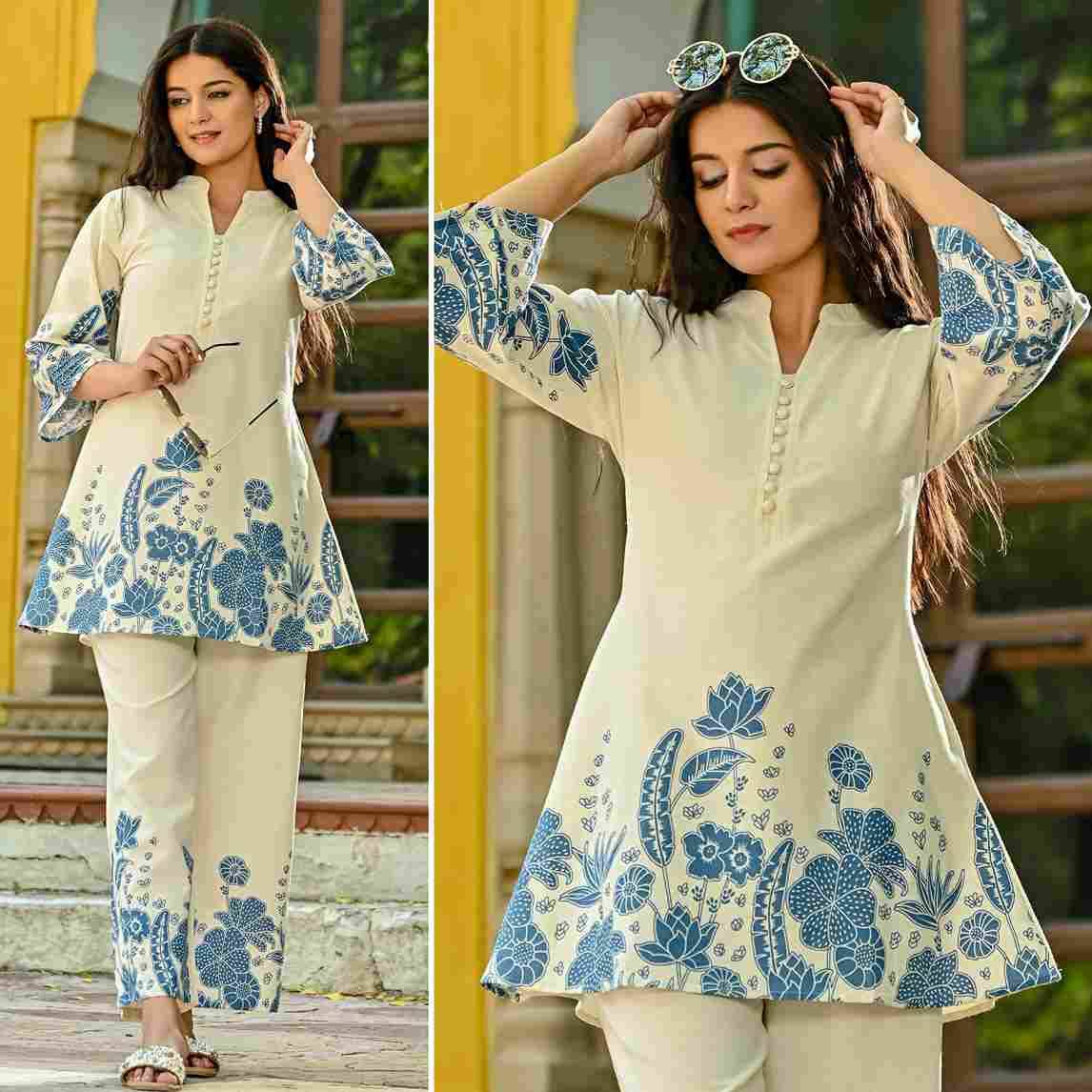 Saniya By Kaamiri 01 To 07 Series Designer Stylish Fancy Colorful Beautiful Party Wear & Ethnic Wear Collection Cotton Print Co-Ord At Wholesale Price