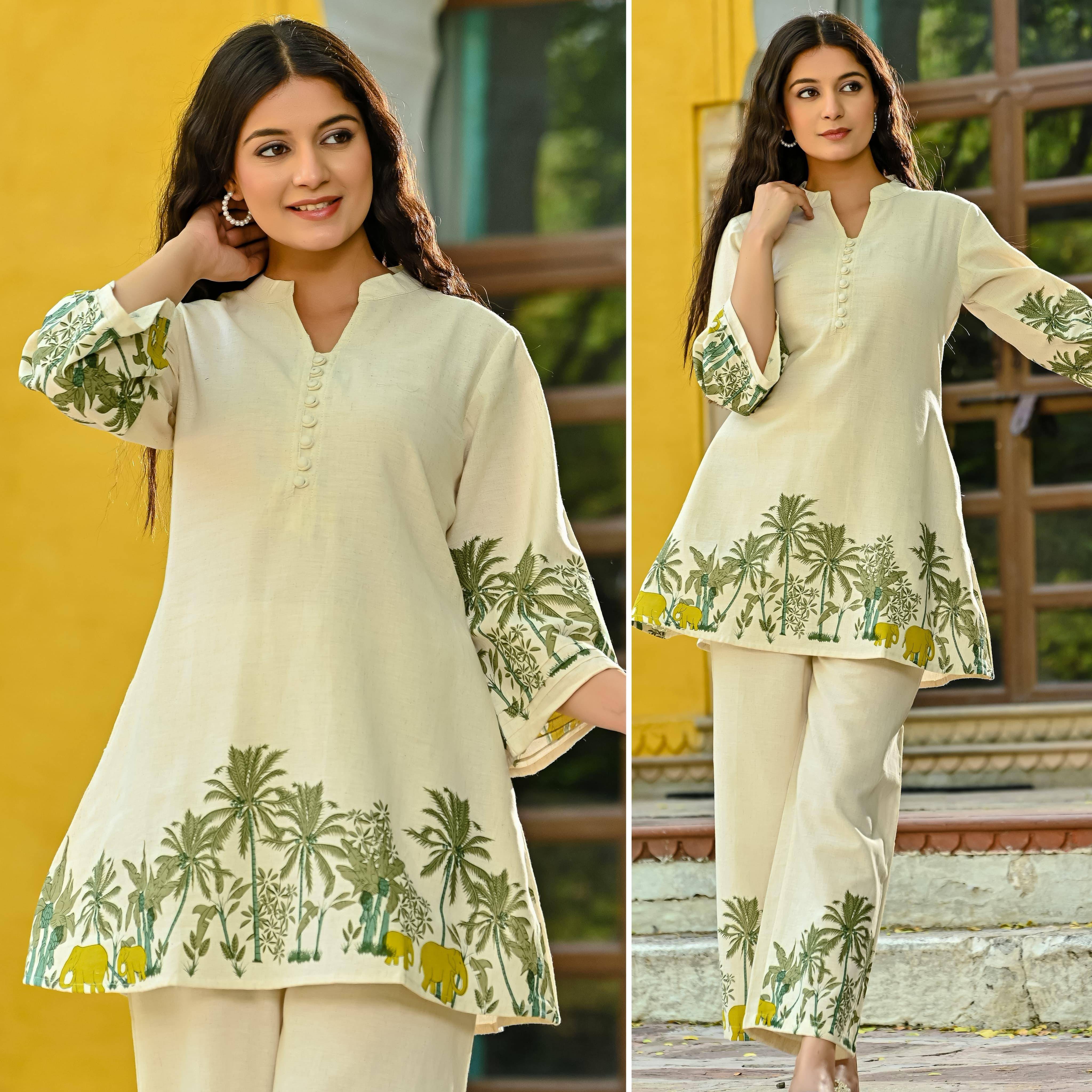 Saniya By Kaamiri 01 To 07 Series Designer Stylish Fancy Colorful Beautiful Party Wear & Ethnic Wear Collection Cotton Print Co-Ord At Wholesale Price