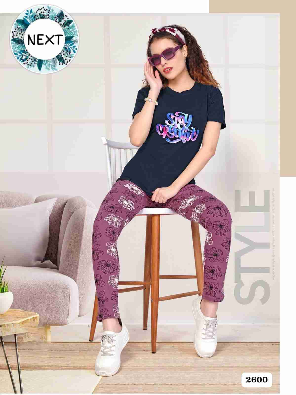 Vol-2600 By Kaamiri 2600-A To 2600-F Series Beautiful Stylish Fancy Colorful Casual Wear & Ethnic Wear Hosiery Cotton Night Suits At Wholesale Price