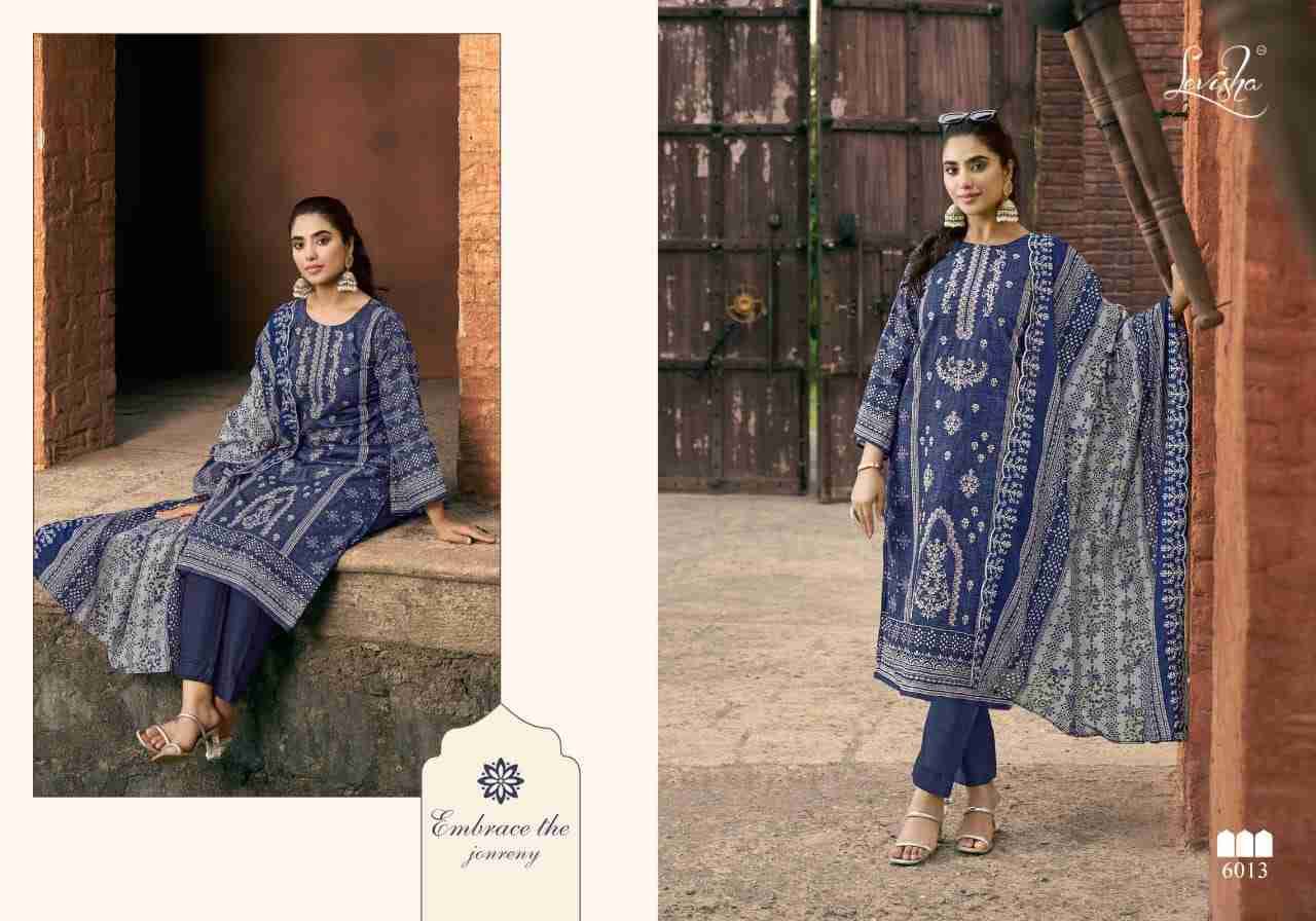 Madhubala Vol-6 By Levisha 6013 To 6020 Series Festive Suits Beautiful Fancy Colorful Stylish Party Wear & Occasional Wear Cambric Lawn Cotton Dresses At Wholesale Price