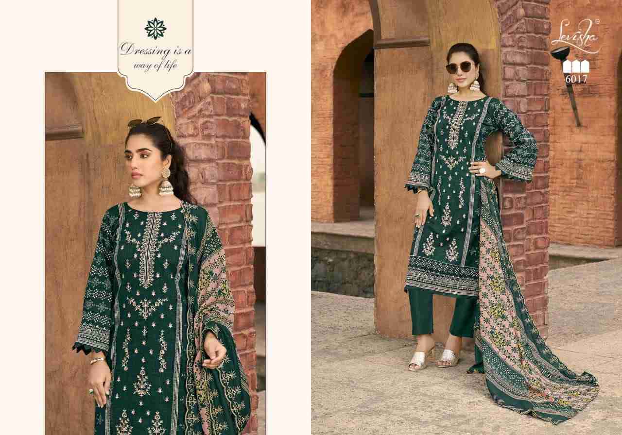 Madhubala Vol-6 By Levisha 6013 To 6020 Series Festive Suits Beautiful Fancy Colorful Stylish Party Wear & Occasional Wear Cambric Lawn Cotton Dresses At Wholesale Price