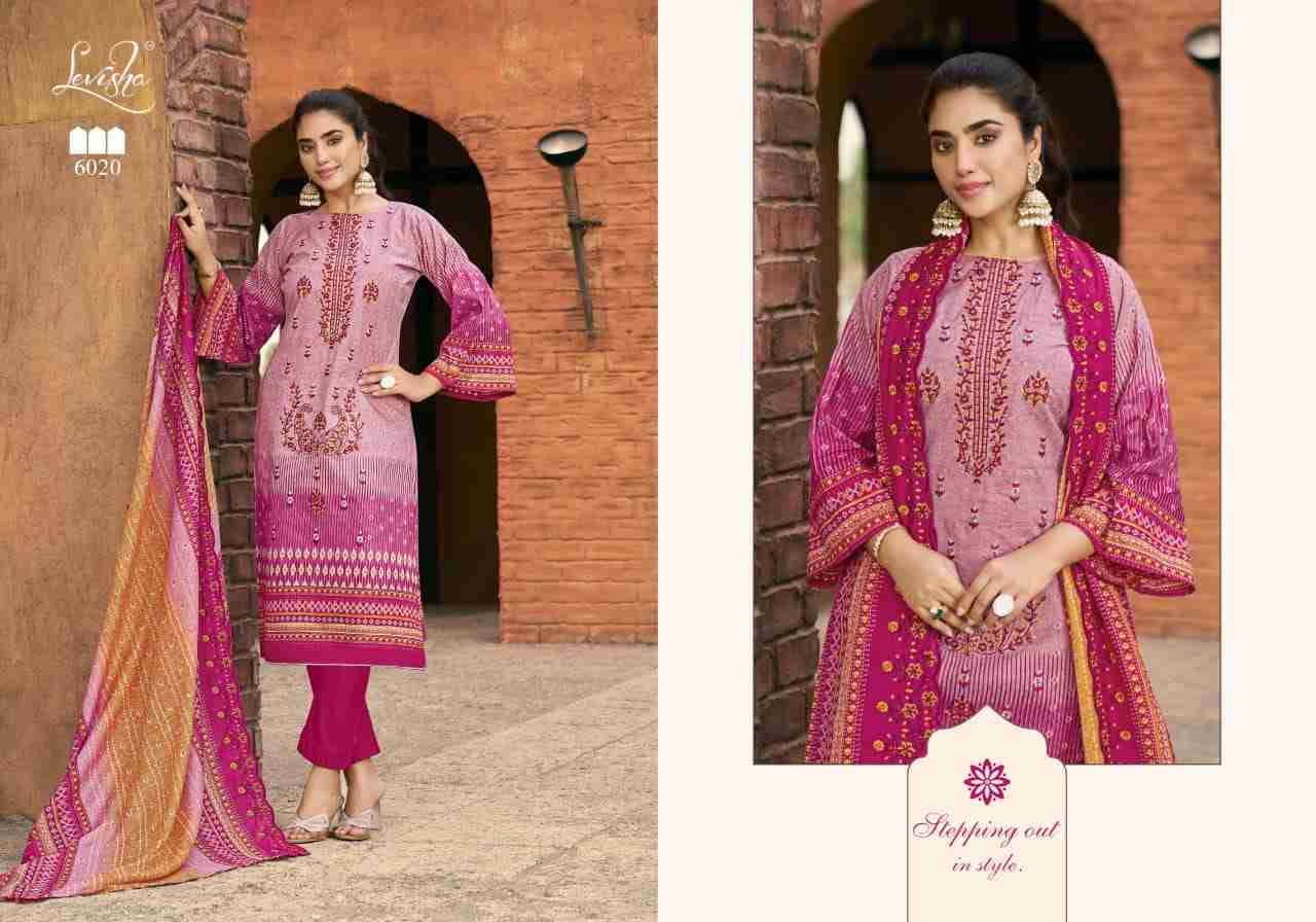 Madhubala Vol-6 By Levisha 6013 To 6020 Series Festive Suits Beautiful Fancy Colorful Stylish Party Wear & Occasional Wear Cambric Lawn Cotton Dresses At Wholesale Price
