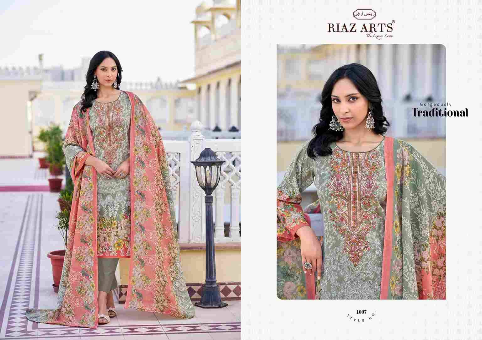 Musafir Vol-26 By Riaz Arts 1001 To 1008 Series Beautiful Festive Suits Stylish Fancy Colorful Casual Wear & Ethnic Wear Pure Lawn Print Dresses At Wholesale Price