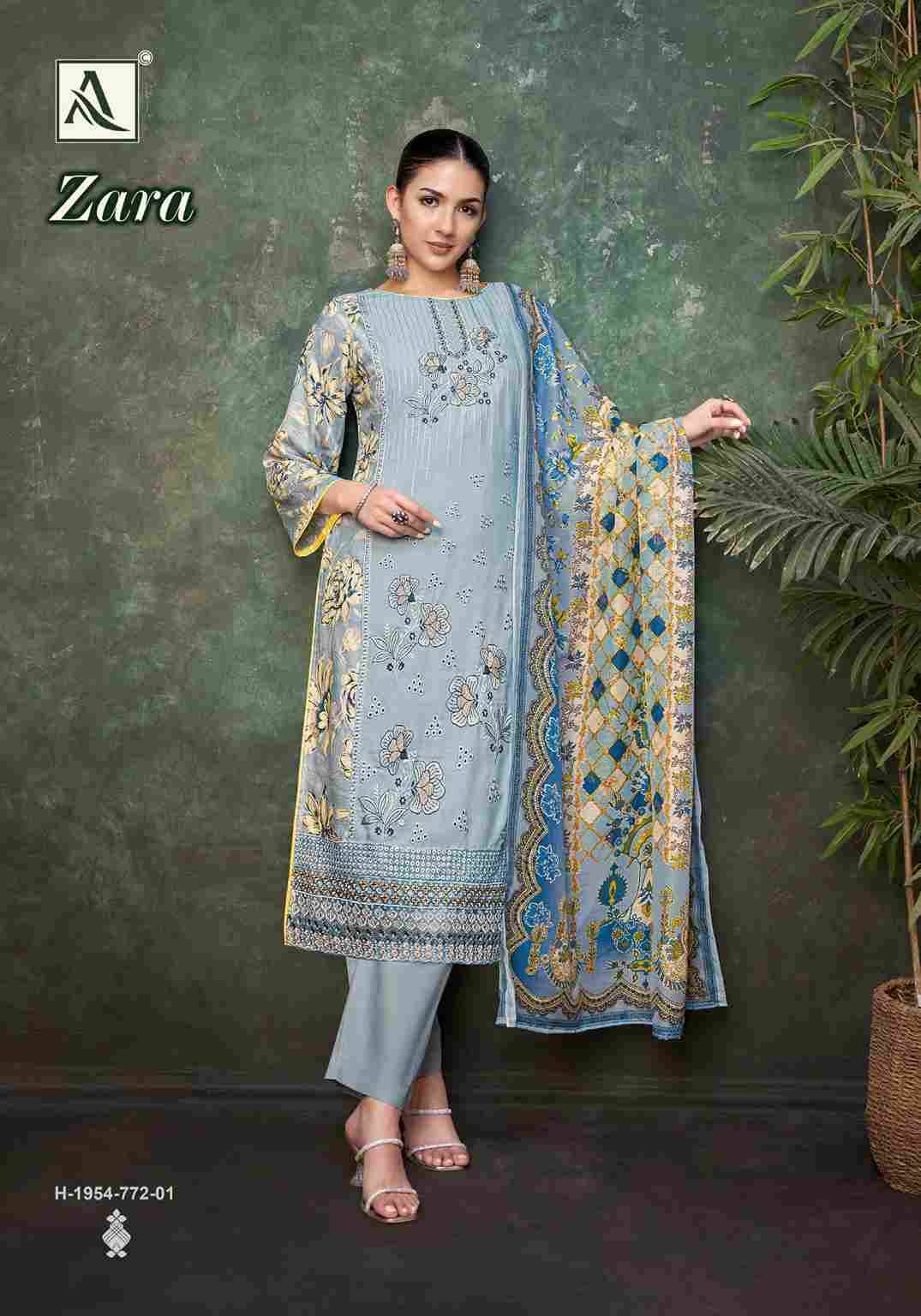 Zara By Alok Suit 1954-772-01 To 1954-772-04 Series Beautiful Festive Suits Colorful Stylish Fancy Casual Wear & Ethnic Wear Pure Viscose Rayon Dresses At Wholesale Price