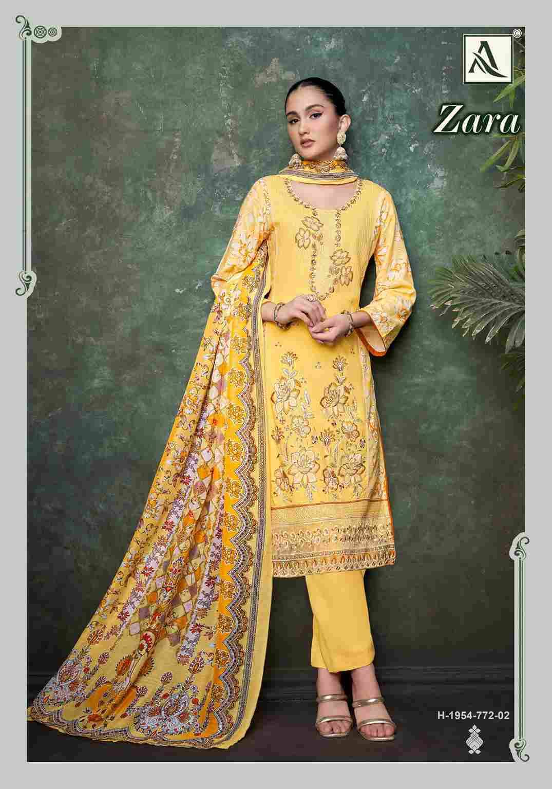Zara By Alok Suit 1954-772-01 To 1954-772-04 Series Beautiful Festive Suits Colorful Stylish Fancy Casual Wear & Ethnic Wear Pure Viscose Rayon Dresses At Wholesale Price