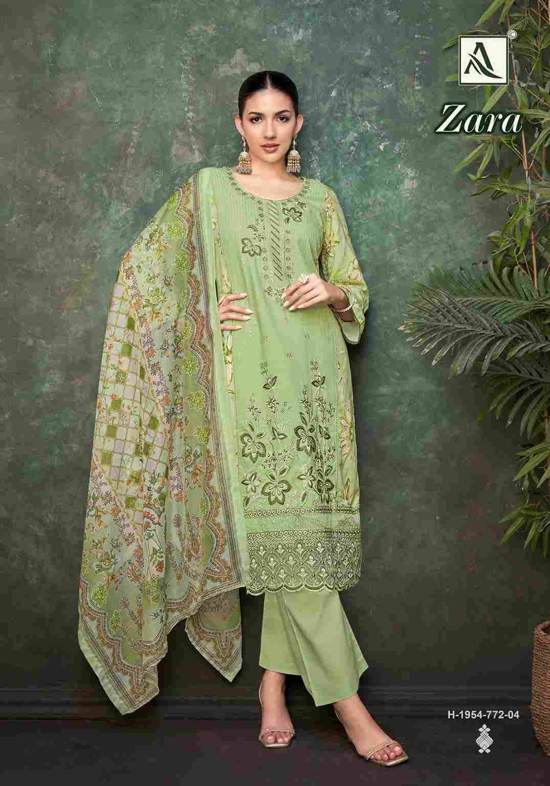 Zara By Alok Suit 1954-772-01 To 1954-772-04 Series Beautiful Festive Suits Colorful Stylish Fancy Casual Wear & Ethnic Wear Pure Viscose Rayon Dresses At Wholesale Price