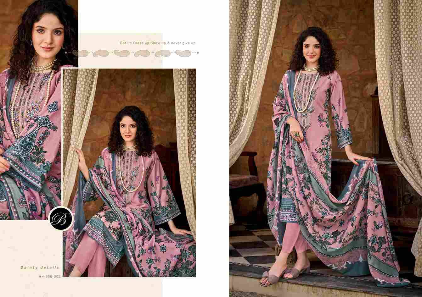 Naira Vol-110 By Belliza 856-001 To 856-008 Series Beautiful Festive Suits Stylish Fancy Colorful Casual Wear & Ethnic Wear Pure Cotton Print Dresses At Wholesale Price