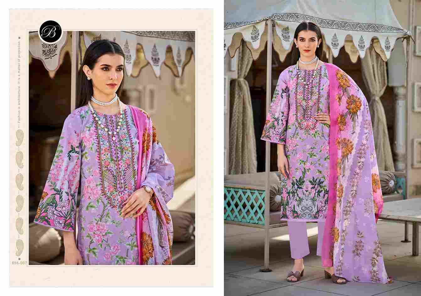 Naira Vol-110 By Belliza 856-001 To 856-008 Series Beautiful Festive Suits Stylish Fancy Colorful Casual Wear & Ethnic Wear Pure Cotton Print Dresses At Wholesale Price