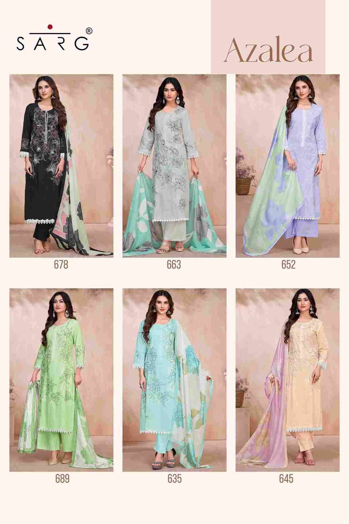 Azalea By Sarg Beautiful Stylish Festive Suits Fancy Colorful Casual Wear & Ethnic Wear & Ready To Wear Pure Lawn Cotton Digital Print Dresses At Wholesale Price