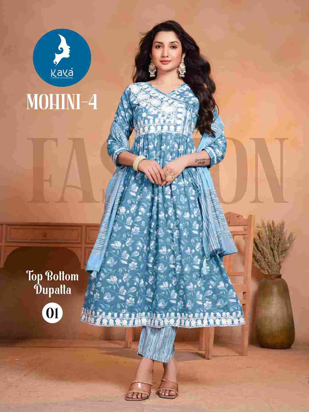 Mohini Vol-4 By Kaya 01 To 06 Series Beautiful Stylish Festive Suits Fancy Colorful Casual Wear & Ethnic Wear & Ready To Wear Cotton Dresses At Wholesale Price