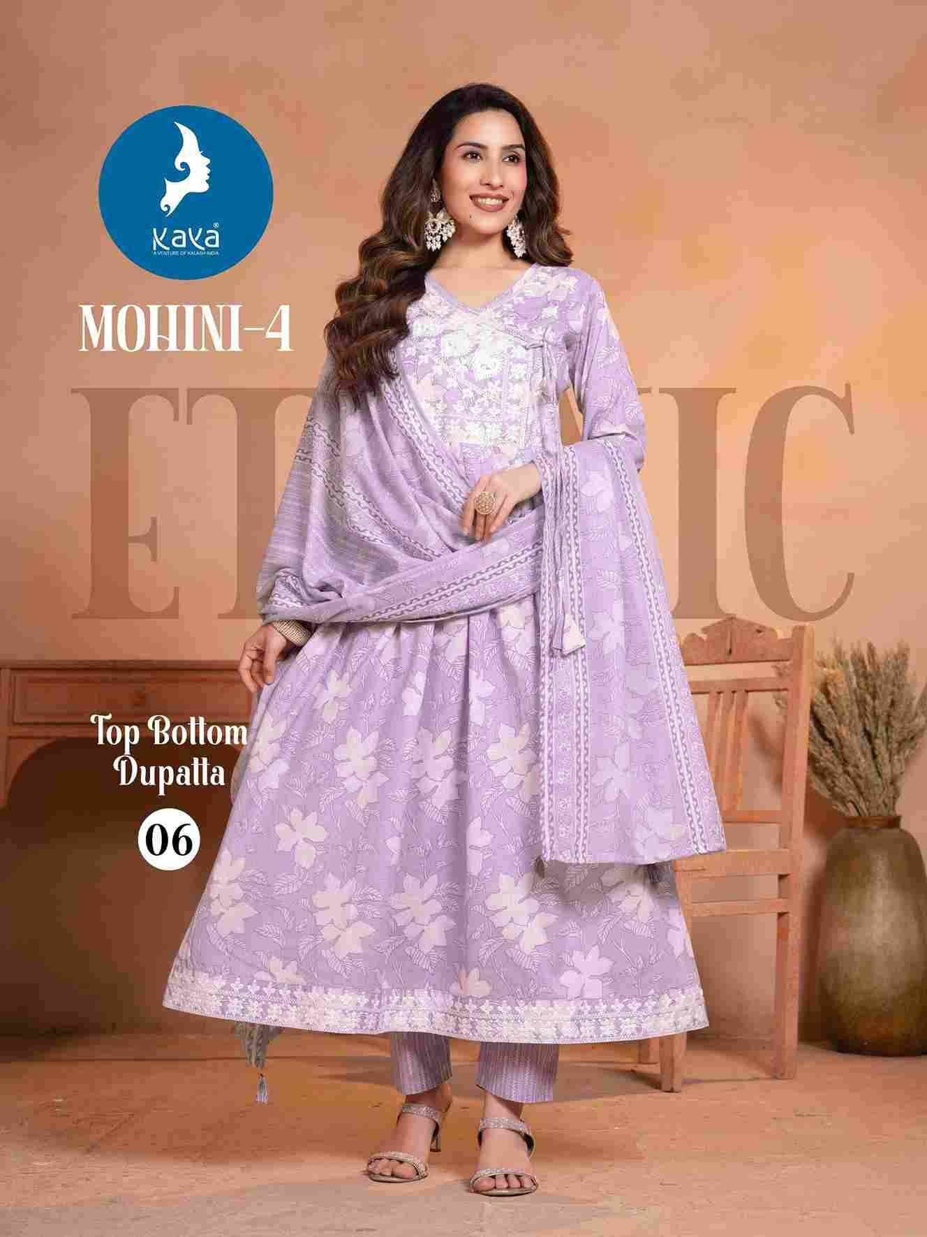 Mohini Vol-4 By Kaya 01 To 06 Series Beautiful Stylish Festive Suits Fancy Colorful Casual Wear & Ethnic Wear & Ready To Wear Cotton Dresses At Wholesale Price