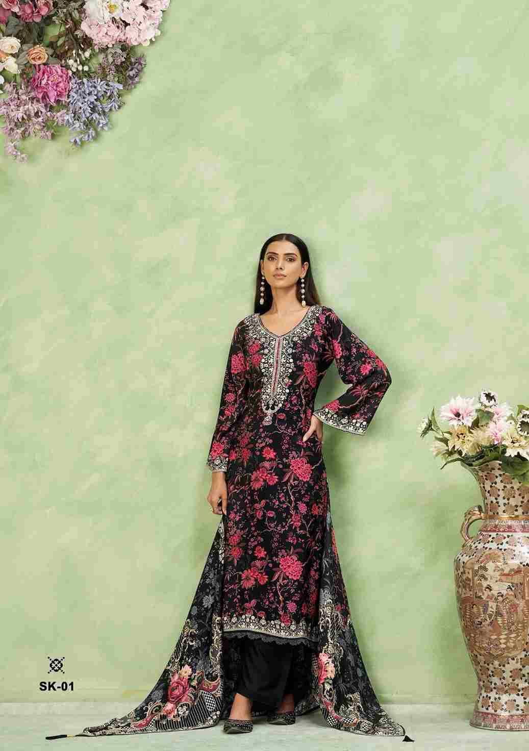 Surkh Vol-2 By Karva Designer Studio 01 To 06 Series Beautiful Festive Suits Stylish Fancy Colorful Casual Wear & Ethnic Wear Pure Viscose Muslin Digital Print Dresses At Wholesale Price