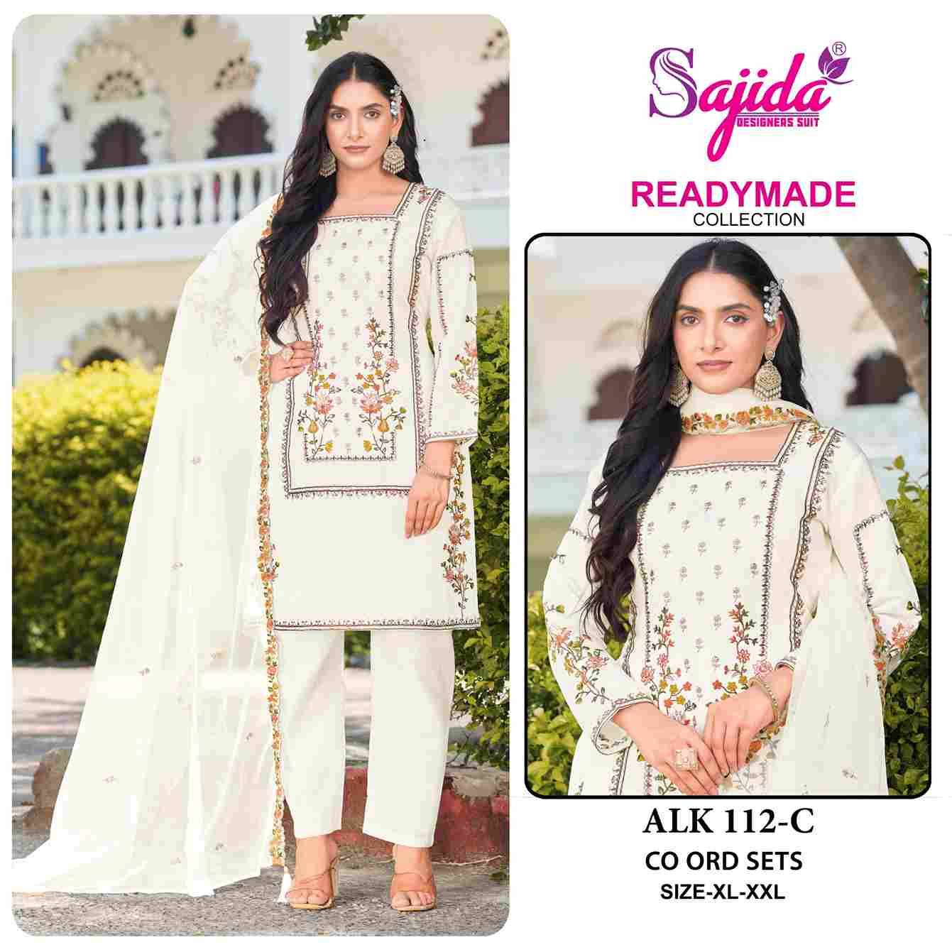ALK-112 Colours By Sajida Designer Suits 112-A To 112-D Series Beautiful Pakistani Suits Colorful Stylish Fancy Casual Wear & Ethnic Wear Heavy Roman Silk Embroidered Dresses At Wholesale Price