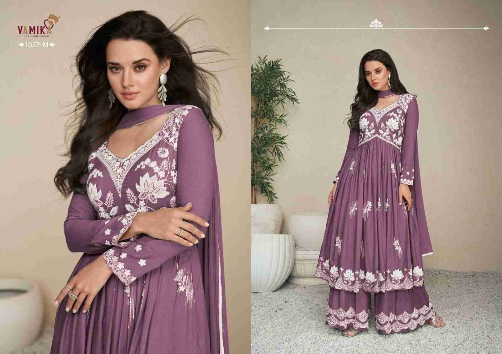 Lakhnavi Vol-5 Super Color By Vamika 1027-K To 1027-O Series Beautiful Stylish Sharara Suits Fancy Colorful Casual Wear & Ethnic Wear & Ready To Wear Pure Rayon Printed Dresses At Wholesale Price