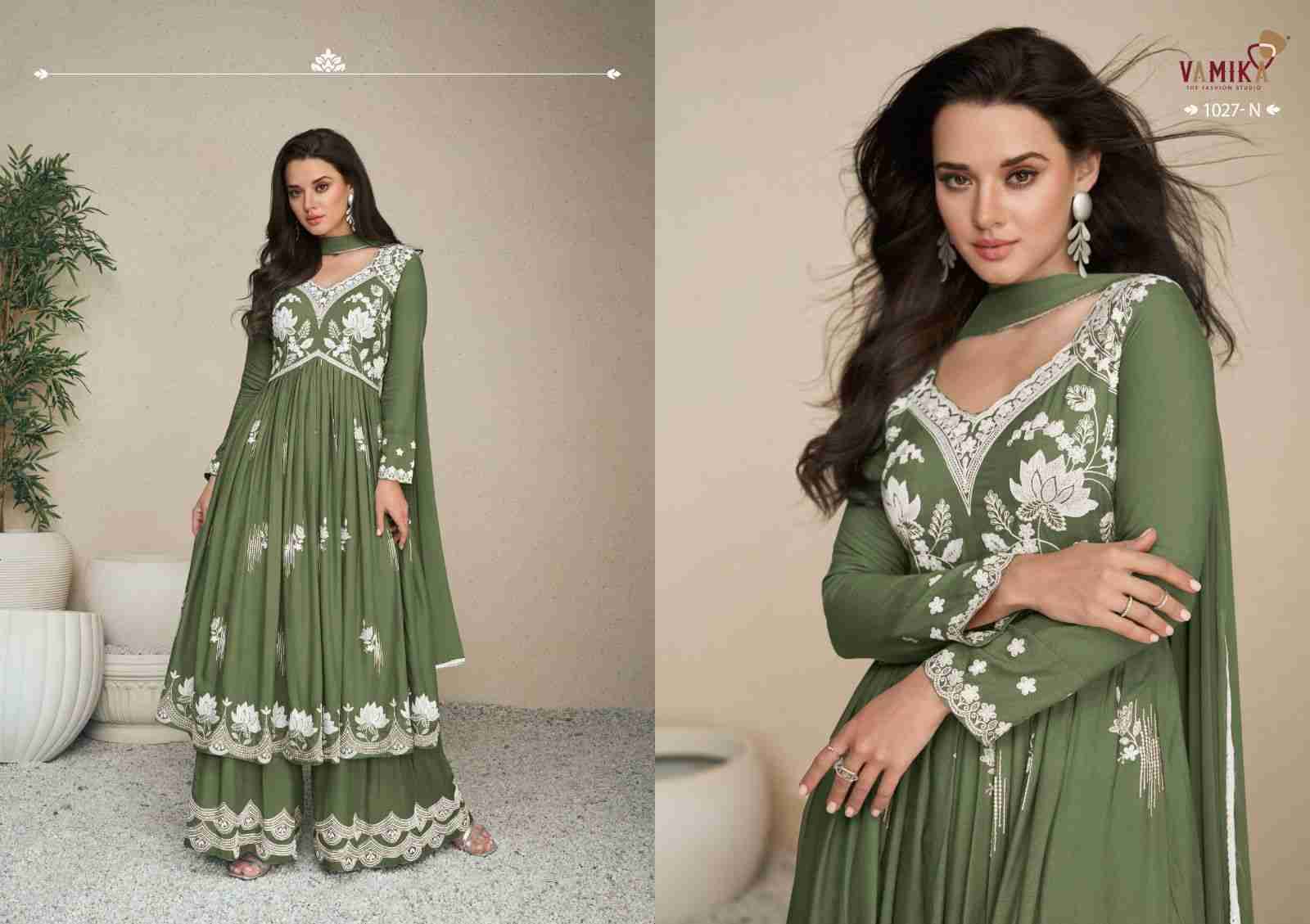 Lakhnavi Vol-5 Super Color By Vamika 1027-K To 1027-O Series Beautiful Stylish Sharara Suits Fancy Colorful Casual Wear & Ethnic Wear & Ready To Wear Pure Rayon Printed Dresses At Wholesale Price