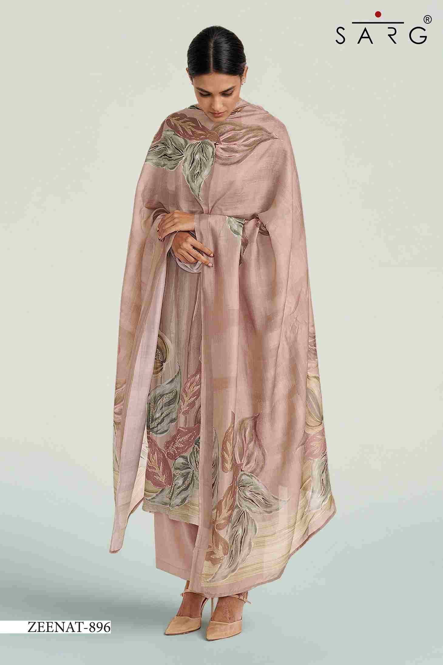 Zeenat By Sarg Beautiful Stylish Festive Suits Fancy Colorful Casual Wear & Ethnic Wear & Ready To Wear Pure Lawn Cotton Digital Print Dresses At Wholesale Price
