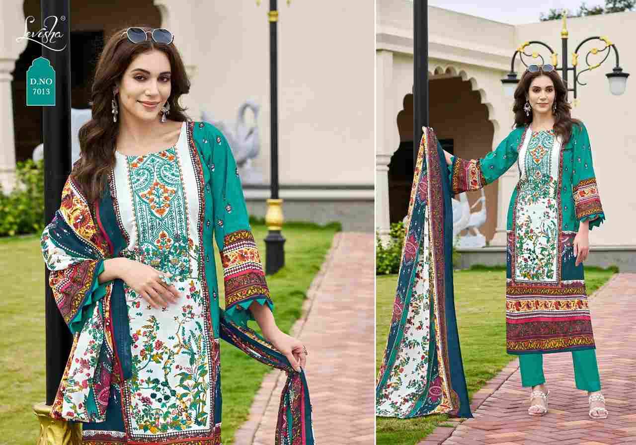 Mehnaaz By Levisha 7013 To 7020 Series Festive Suits Beautiful Fancy Colorful Stylish Party Wear & Occasional Wear Cambric Lawn Cotton Dresses At Wholesale Price
