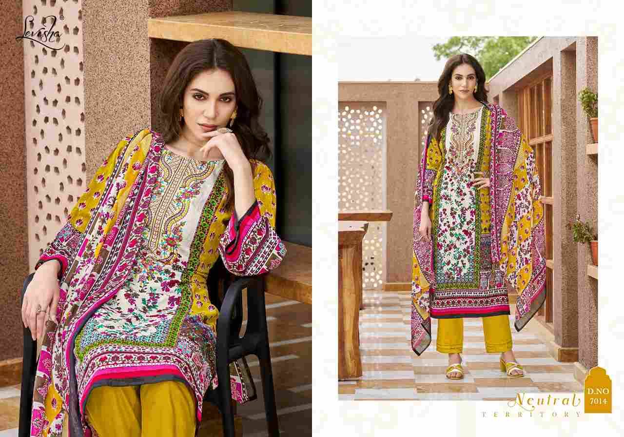 Mehnaaz By Levisha 7013 To 7020 Series Festive Suits Beautiful Fancy Colorful Stylish Party Wear & Occasional Wear Cambric Lawn Cotton Dresses At Wholesale Price