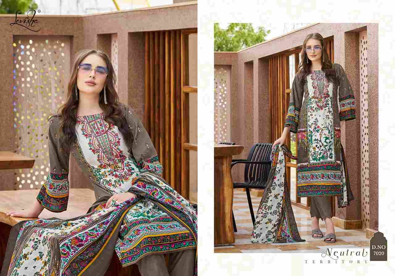 Mehnaaz By Levisha 7013 To 7020 Series Festive Suits Beautiful Fancy Colorful Stylish Party Wear & Occasional Wear Cambric Lawn Cotton Dresses At Wholesale Price